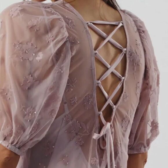 Free People Lavender Midi Dress - Picture 4 of 8